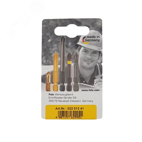 Бита крестовая ударная серия Impact PH 1X25,2 шт - фото 3