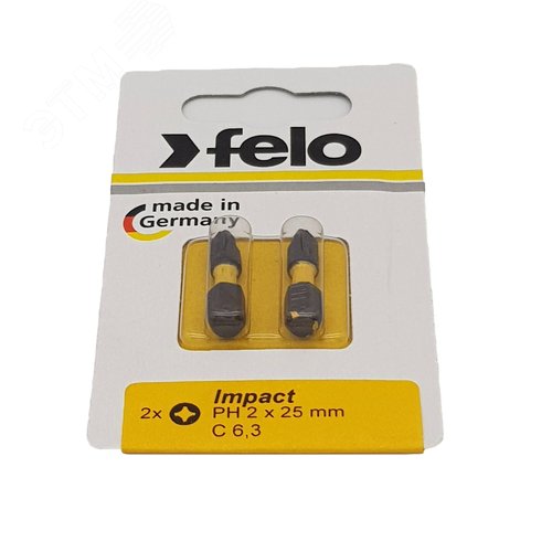 Бита ударная серия Impact PH 2х25, 2 шт в блистере - фото 2