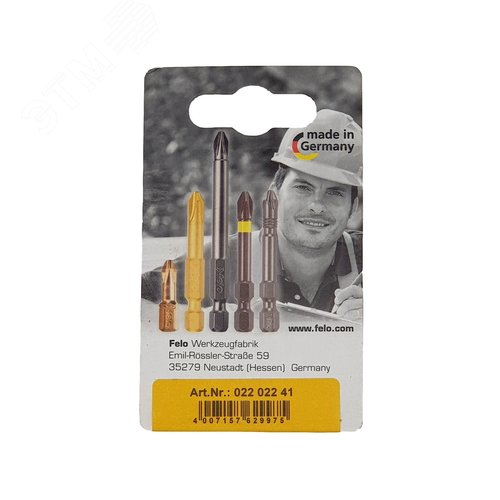 Бита ударная серия Impact PH 2х25, 2 шт в блистере - фото 3