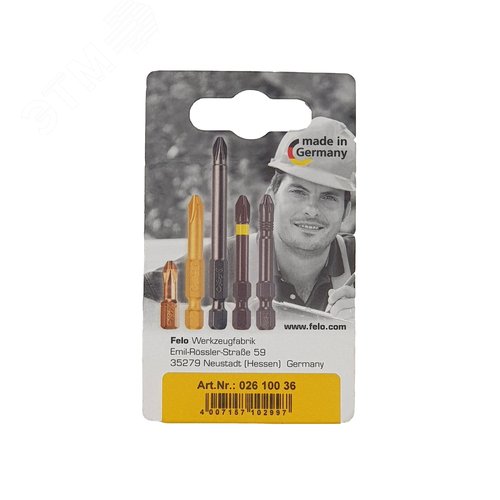 Бита Torx 10X25, серия Industrial, 2 шт в блистере - фото 2