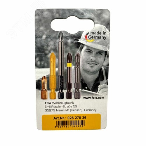 Бита Torx 27X25, серия Industrial, 2 шт в блистере - фото 4