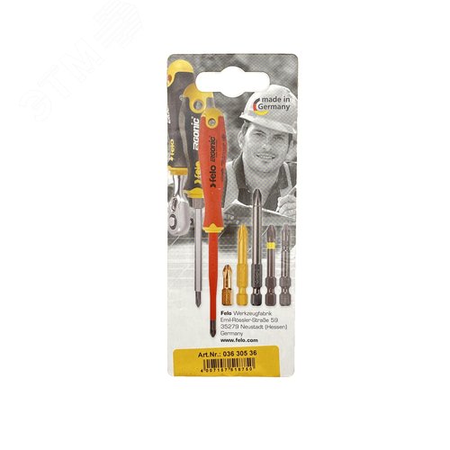 Бита Е6,3 TX30х50, серия Industrial, 2 шт в блистере - фото 3