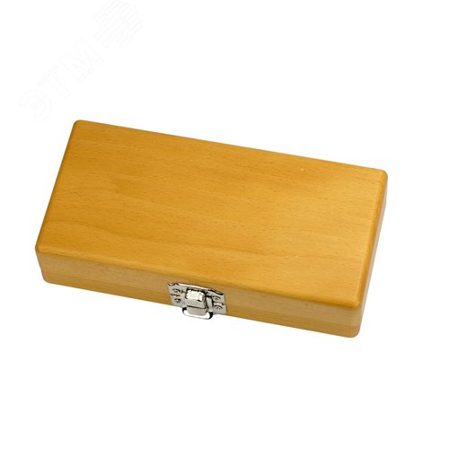 Набор головок и бит с трещоткой и держателем бит в деревянном кейсе, 18 шт - фото 2