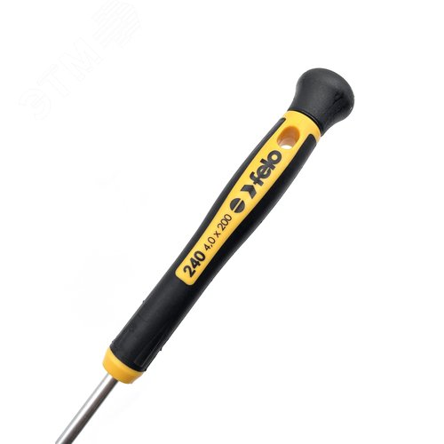Отвертка шлицевая плоская для точных работ 4,0X0,8X200 - фото 5