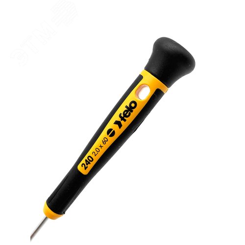 Отвертка шлицевая плоская для точных работ 2,0X0,4X60 - фото 6