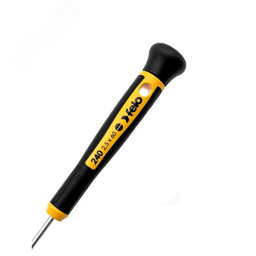 Отвертка шлицевая плоская для точных работ 2,5X0,4X60 - фото 6