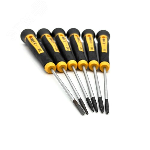 Набор отверток для точных работ SL/PH/P/Y в кейсе, 6 шт - фото 4