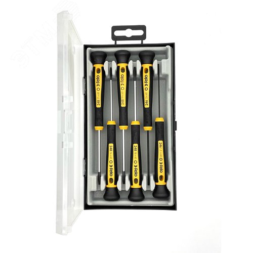 Набор отверток для точных работ Tx/HEX в кейсе, 6 шт - фото 3