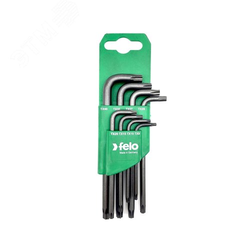 Набор ключей Г-образных шестигранных 8шт Torx T9-T40 - фото 2