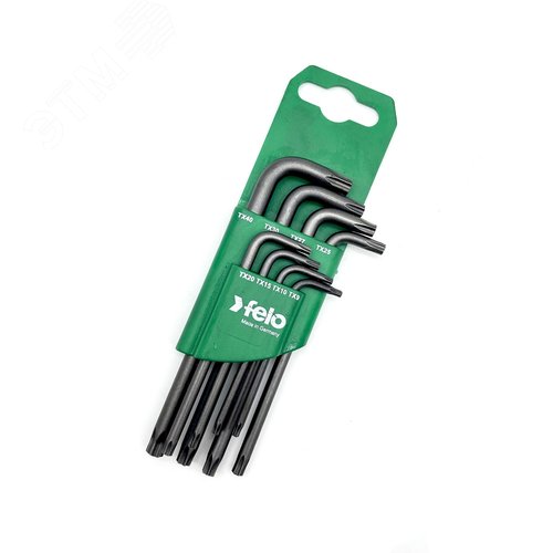 Набор ключей Г-образных шестигранных 8шт Torx T9-T40 - фото 3