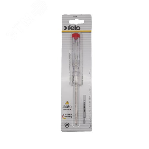 Отвертка тестер напряжения 3,5X1X100 220-250 В на блистере - фото 5