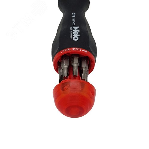 Отвертка с реверсивным механизмом с набором бит 8шт - фото 4