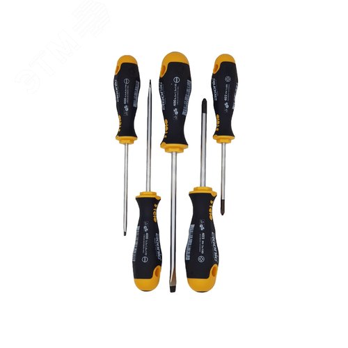 Набор отверток Ergonic 5 шт в упаковке - фото 2