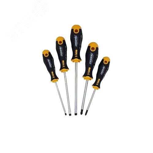 Изображение товара Набор отверток Ergonic 5 шт в упаковке (шт)