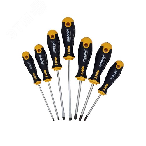 Набор отверток Ergonic 7 шт - фото 1