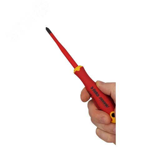 Набор диэлектрических отверток SL/PH/PZ E-Slim ERGONIC, бокорезов, плоскогубцев, длинногубцев, стриппера и отвертки тестера напряжения сети в сумке - фото 5