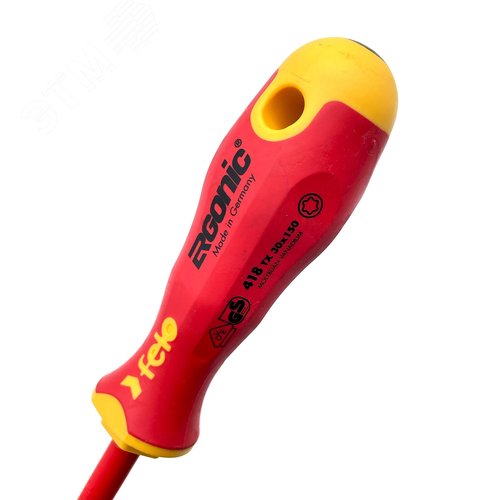 Отвертка диэлектрическая Ergonic TX30х150 - фото 5