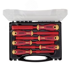 Изображение товара Набор отверток диэлектрических M-TECH Ergonic в кейсе, 6 шт (шт)