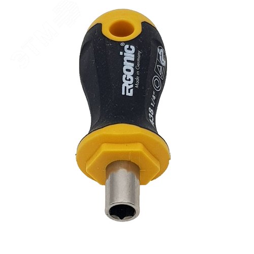 Отвертка под биты 1/4'' Ergonic Stubby - фото 5