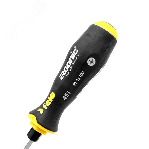 Отвертка Ergonic крестовая ударная PZ 2X100 - фото 6