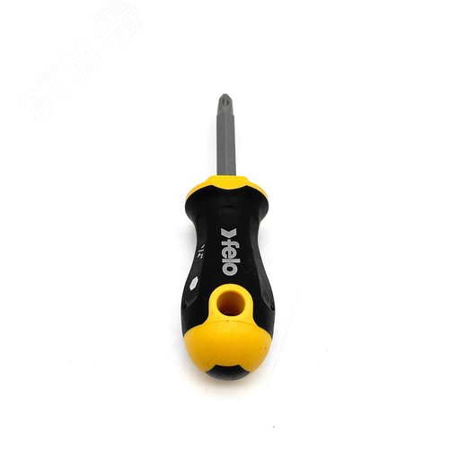 Отвертка Ergonic Stubby с двухсторонней битой SL5.5хPH2 60мм - фото 4