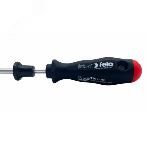 Отвертка плоская шлицевая SL 4,0х0,8 с захватом для крепежа - фото 4