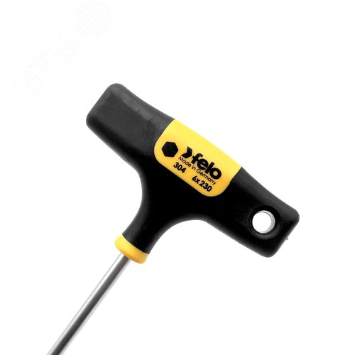 Ключ Т-образный 6 мм, стержень 230 мм - фото 5