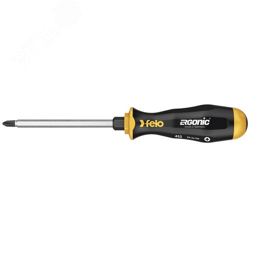Изображение товара Отвертка Ergonic крестовая ударная PZ 3X150 (шт)