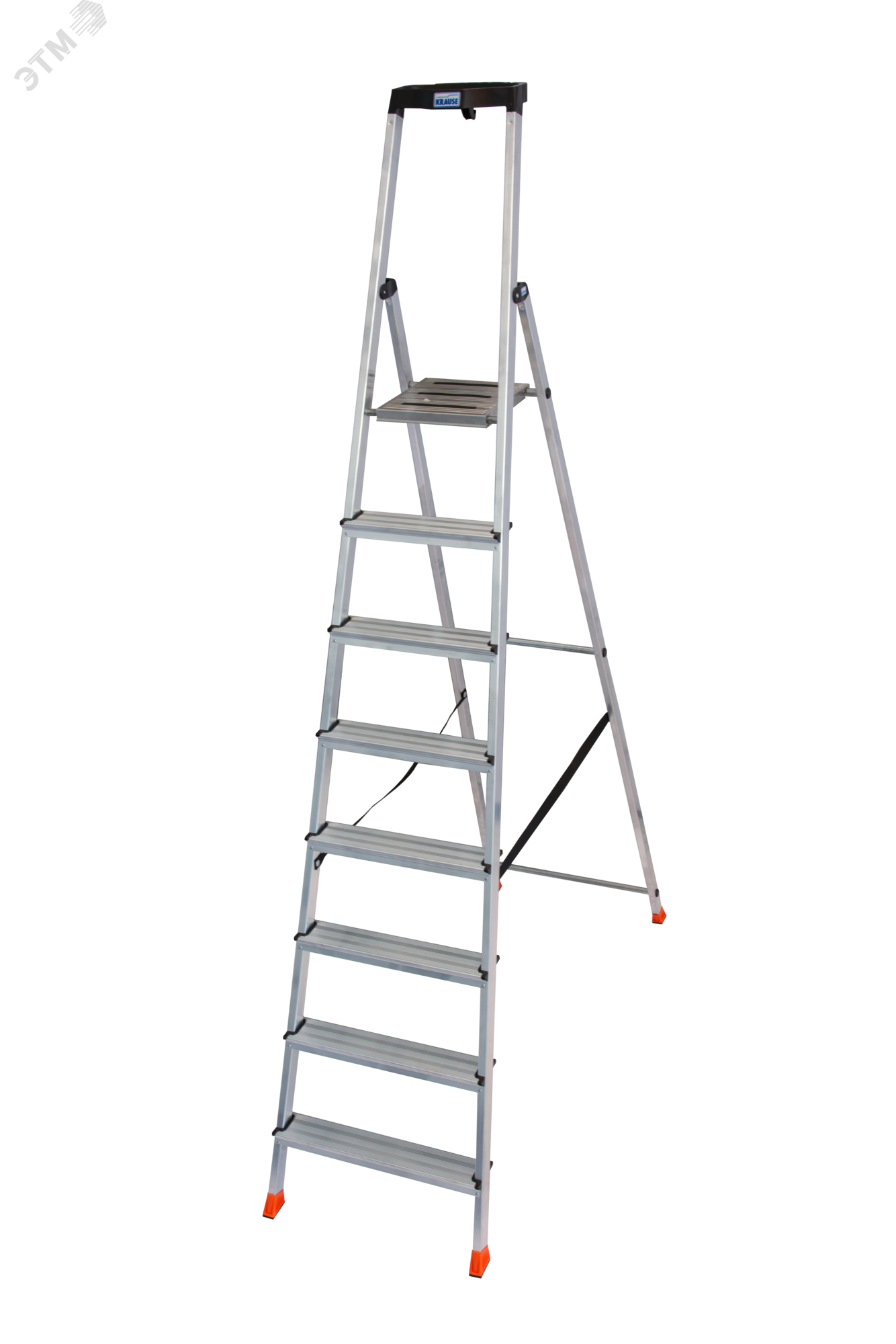 Изображение товара Стремянка складная SAFETY 8 ступеней с полочкой из алюминия Германия