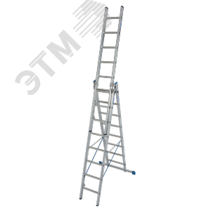 Лестница трехсекционная универсальная с допфункцией STABILO 3х8