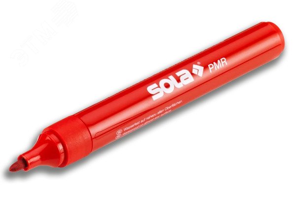 Изображение товара Перманентный водостойкий красный маркер SOLA для разметки поверхностей