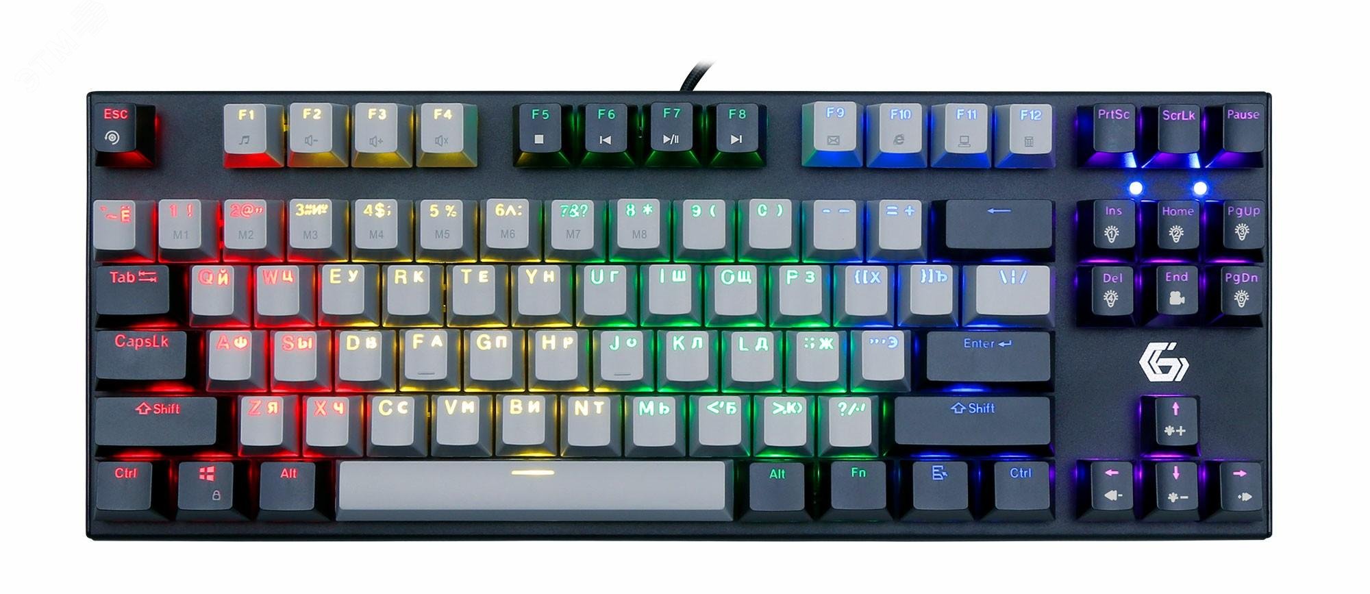 Изображение товара Клавиатура проводная механическая, 87кл, Rainbow, красн.свитчи, 1.8м, черная (шт) Изображение товара Клавиатура проводная механическая, 87кл, Rainbow, красн.свитчи, 1.8м, черная (шт)