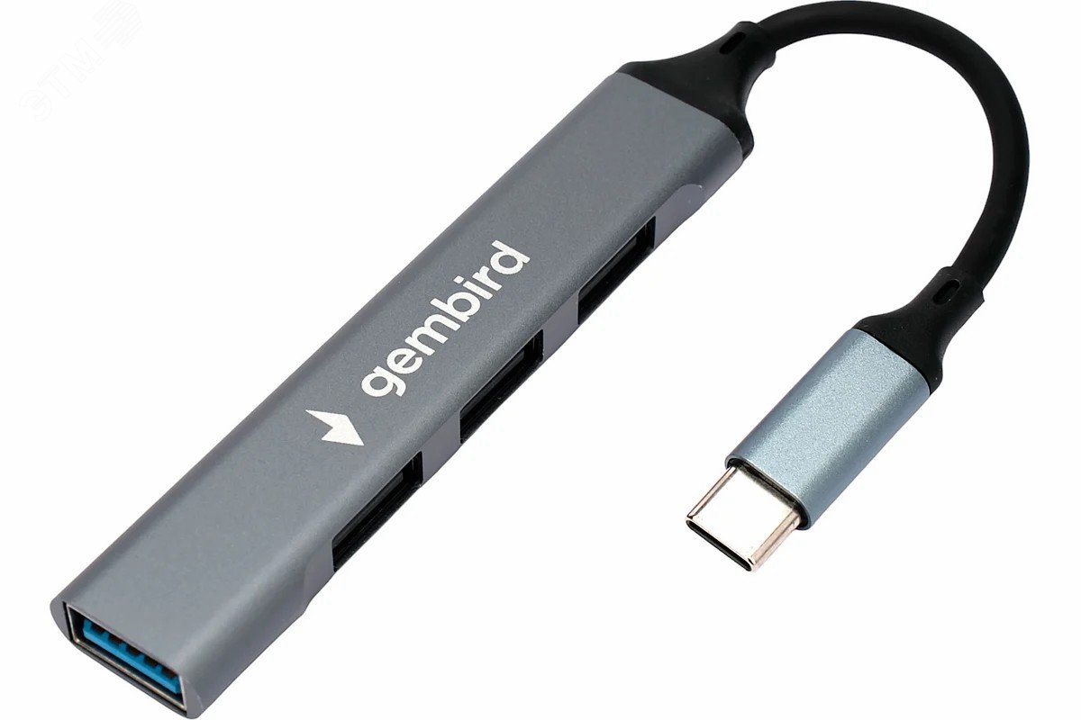 Изображение товара Разветвитель USB3.0/2.0, USB3.0, 3xUSB2.0, кабель Type-C 10см, алюминий (шт) Изображение товара Разветвитель USB3.0/2.0, USB3.0, 3xUSB2.0, кабель Type-C 10см, алюминий (шт)
