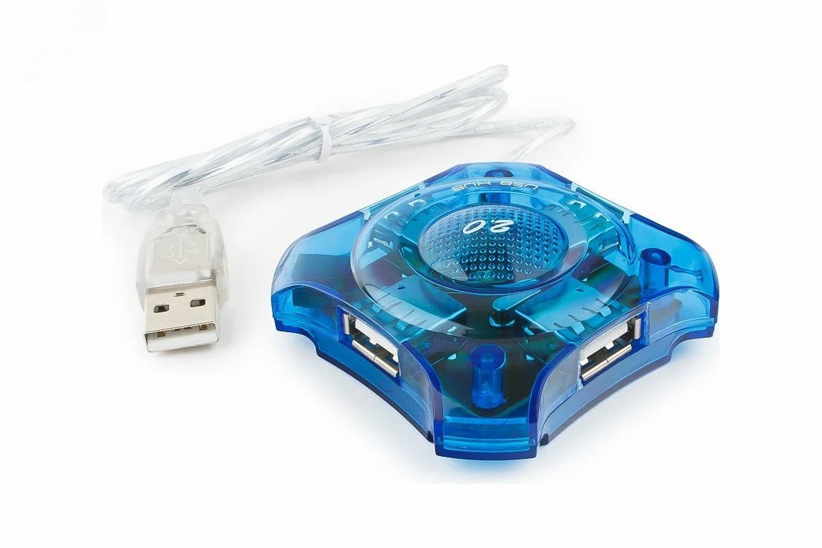 Изображение товара Разветвитель USB2.0 4хUSB, с доп.питанием порт DC, кабель USB 95см, синий (шт) Изображение товара Разветвитель USB2.0 4хUSB, с доп.питанием порт DC, кабель USB 95см, синий (шт)