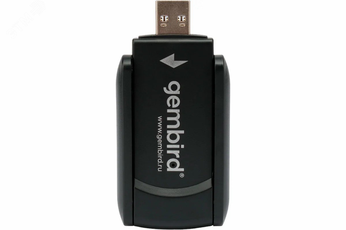 Изображение товара Адаптер сетевой WiFi+Bluetooth 1.3 Гбит, двухдиап. с антеннами, USB, 802.11b/a/g/c/ac, RTL8822 (шт)