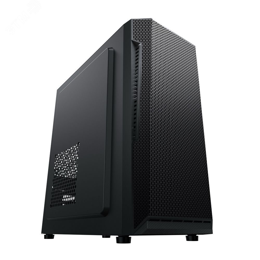 Изображение товара Корпус ACD Coffre 104M, Mid Tower, mATX, черный, без вентиляторов, без БП (шт)