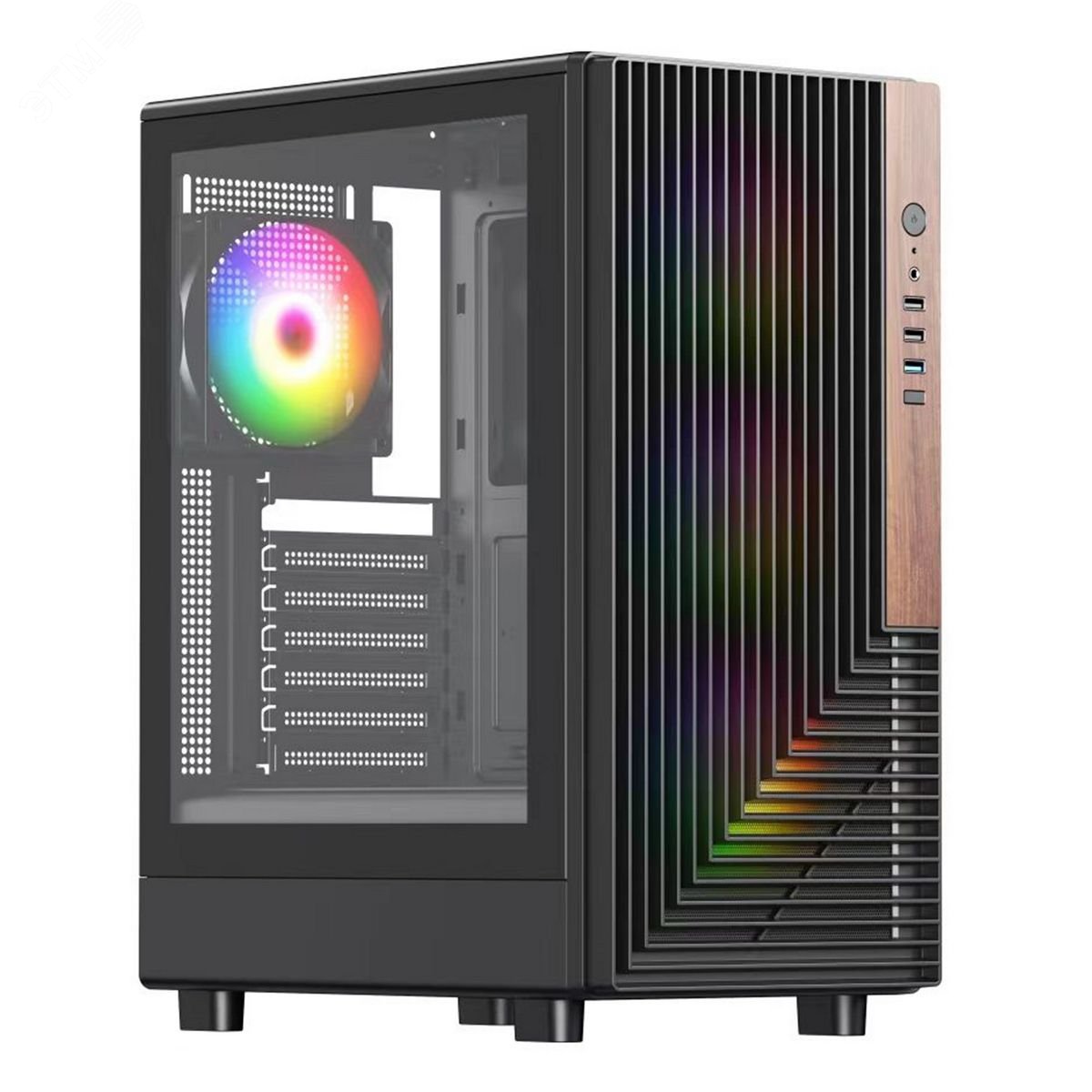 Изображение товара Корпус для ПК ACD Citadel 101, Middle Tower, ATX, черный (шт)