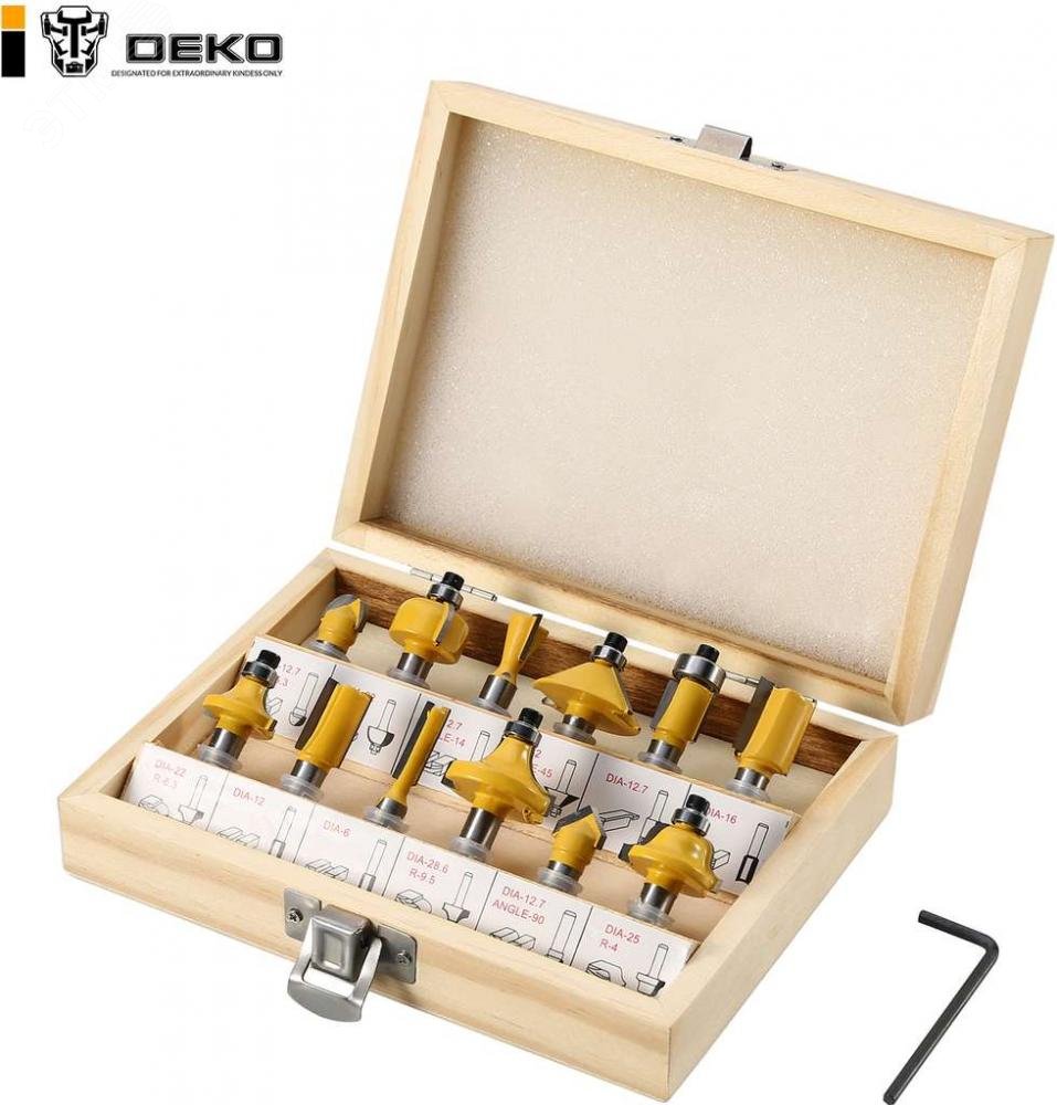 Изображение товара Набор фрез 12 предметов RBS12 (набор)