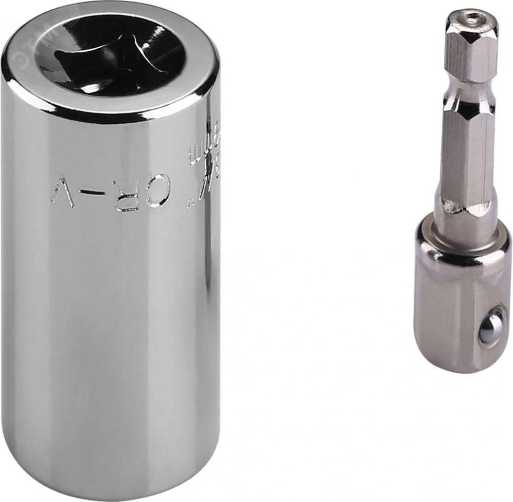 Изображение товара Головка торцевая универсальная DH09 7-19 мм для крепежных работ