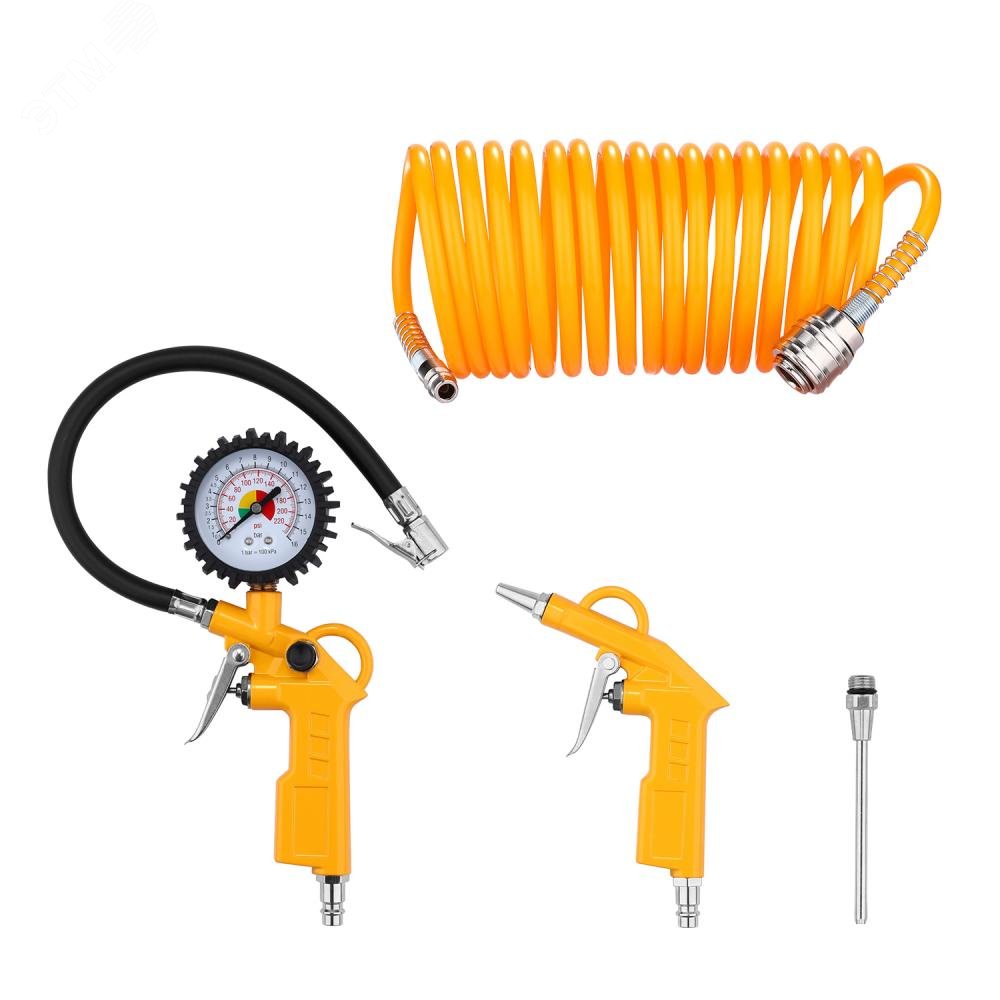 Изображение товара Набор пневмоинструмента DKPT03 3 предмета профессиональный комплект