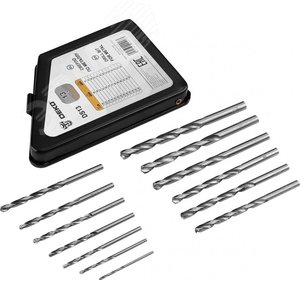 Изображение товара Набор сверл по металлу DS13, 1,5-6,5 мм, 13 шт (набор)