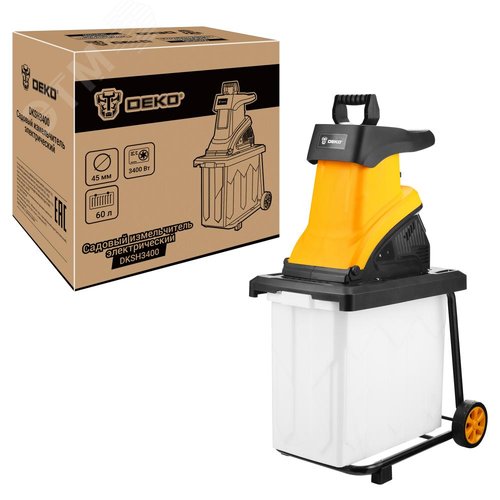 Изображение товара Садовый измельчитель электрический DKSH3400 (шт)