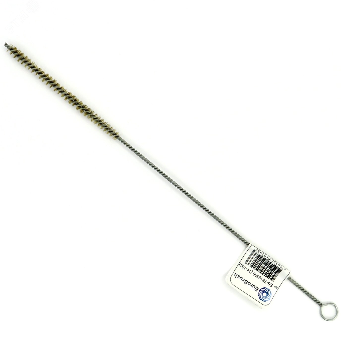 Изображение товара Щетка ерш Д6x100x300 латунная для очистки труб и поверхностей EuroBrush