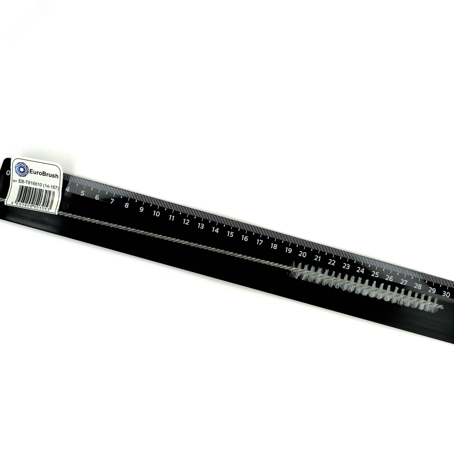 Изображение товара Щетка ерш Д10x100x300 с хвостовым механизмом и кольцом из нейлона