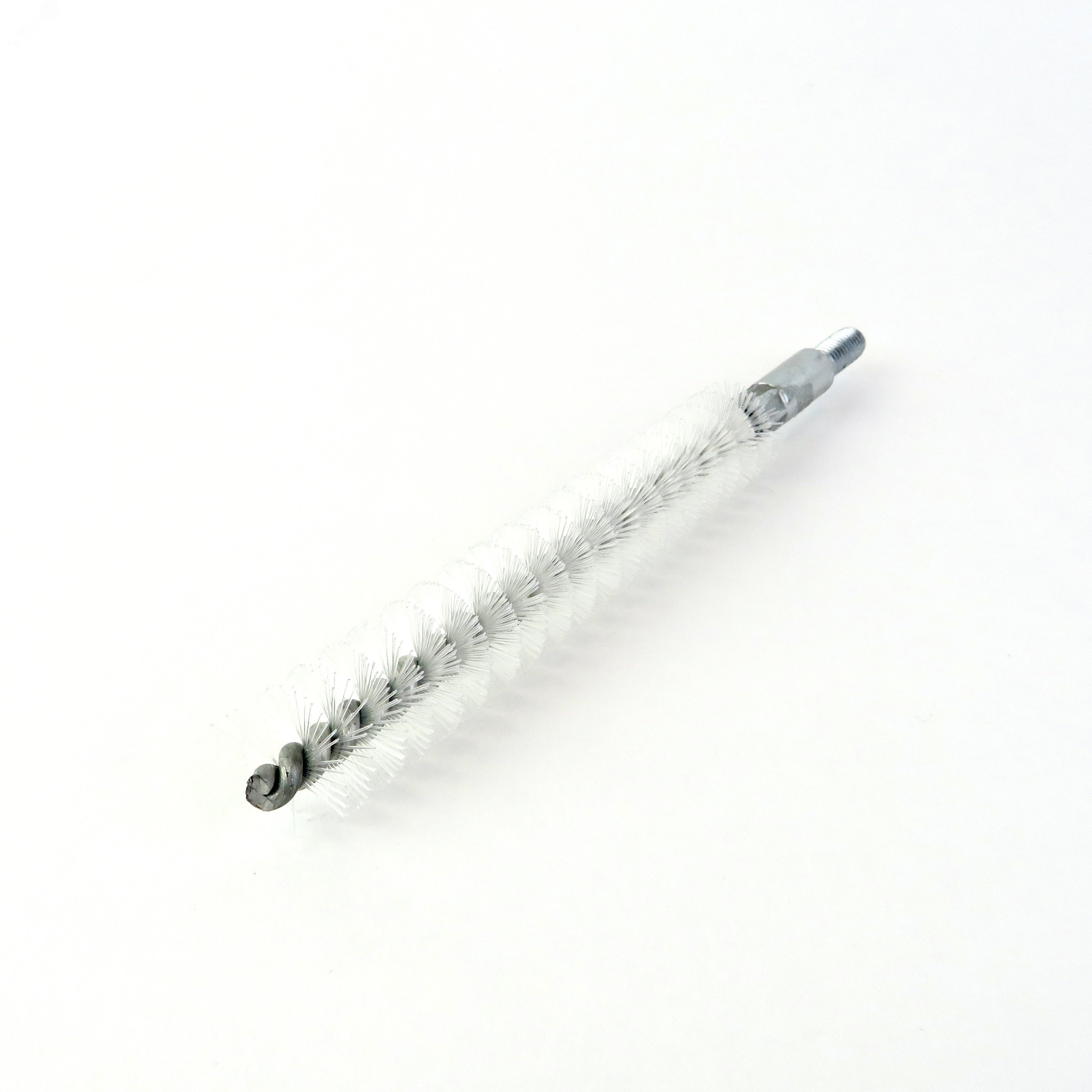 Изображение товара Щетка ерш Д18 нейлон 0,25 мм М6 резьба для очистки труб и теплообменников