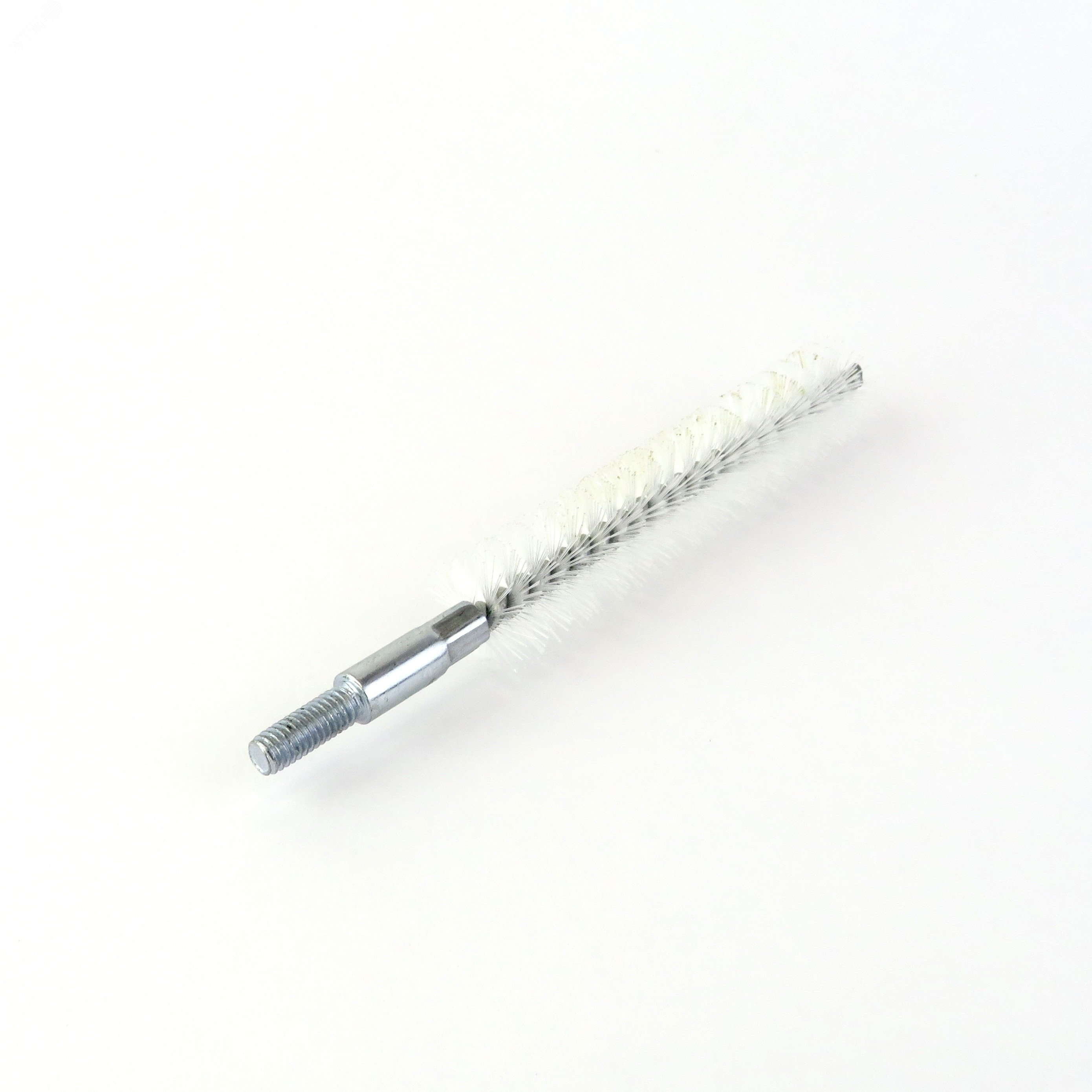 Изображение товара Щетка ерш Д20 с ворсом нейлон и посадкой М6 для очистки теплообменников и труб