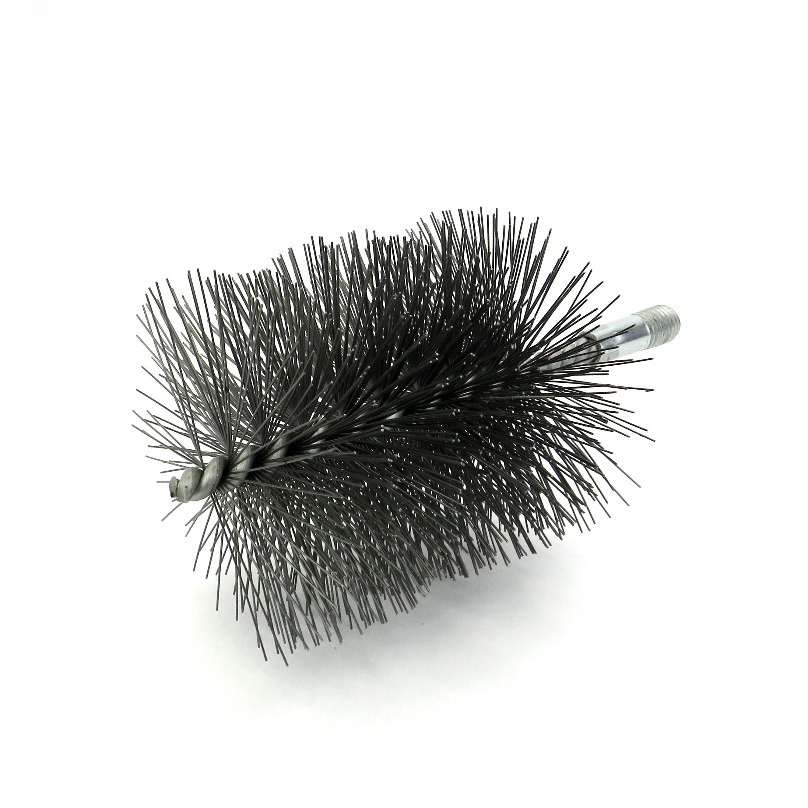 Изображение товара Щетка ерш Д90 с ворсой из стали для очистки труб и котлов