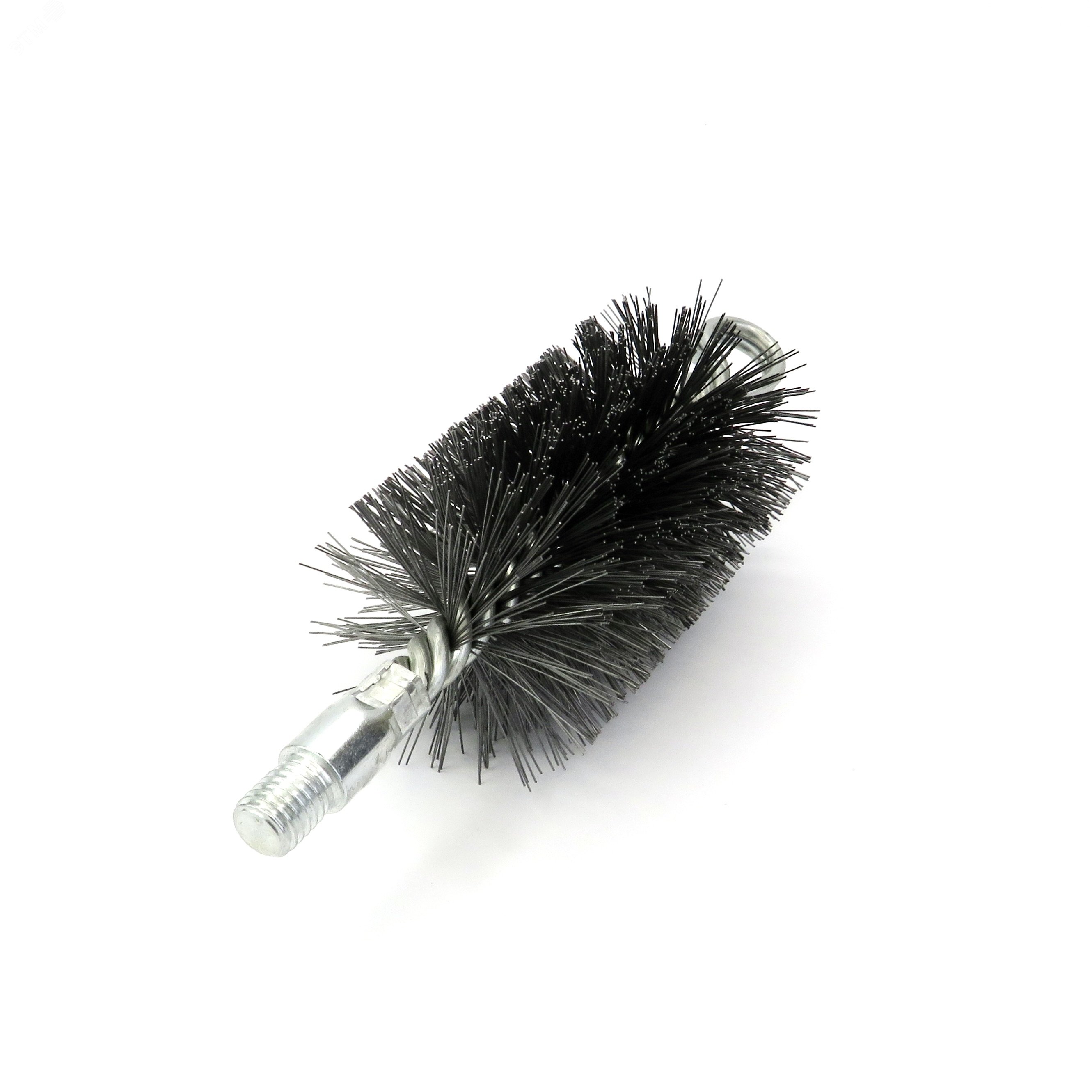 Изображение товара Щетка ерш Д60 двойная спираль с кольцом из стали для очистки труб и котлов