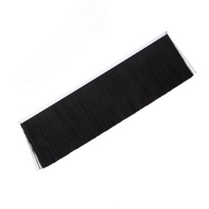 Изображение товара Щетка полосовая линейная 2500 мм (база 5) ворс высотой 85 мм PPL черный 0,25 уплотнительная промышленная для откатных ворот дверей уплотнитель от сквозняка (шт)