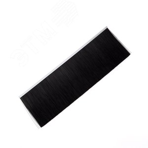 Изображение товара Щетка полосовая линейная 2500 мм (база 5) ворс высотой 95 мм PPL черный 0,25 уплотнительная промышленная для откатных ворот дверей уплотнитель от сквозняка (шт)